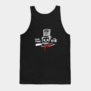 Bourdain Cook Free Or Die Tank Top